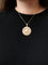 Pendentif Médaille vintage en or jaune et blanc 58 Facettes 672