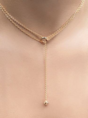 Collier Collier Cartier "Baby Trinity" 3 Ors 58 Facettes 210009