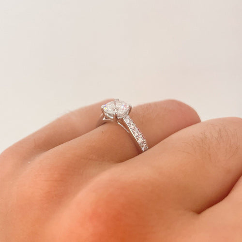 Bague 52 Bague Solitaire Diamants 58 Facettes