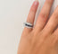 Bague 49 Bague à Pont Saphirs Diamants 58 Facettes