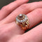 Bague 49 Bague 2 ors Diamants motif godronné tressé 58 Facettes JB22