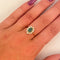 Bague 57 Bague Marguerite Emeraude Diamants 58 Facettes 1