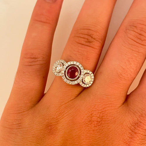Bague Bague Rubis exceptionnel 58 Facettes 1