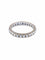 Bague 53 Alliance diamants or gris 58 Facettes