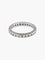 Bague 53 Alliance diamants or gris 58 Facettes