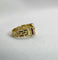 Bague Bague Vintage Or jaune Diamants Rubis, Maille Panthère 58 Facettes