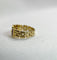 Bague Bague Vintage Or jaune Diamants Rubis, Maille Panthère 58 Facettes