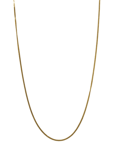 Collier Chaine or jaune 18k maille gourmette 58 Facettes