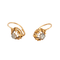 Boucles d'oreilles DORMEUSES OR JAUNE, DIAMANTS 58 Facettes