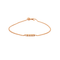 Bracelet Bracelet or rose diamants 58 Facettes