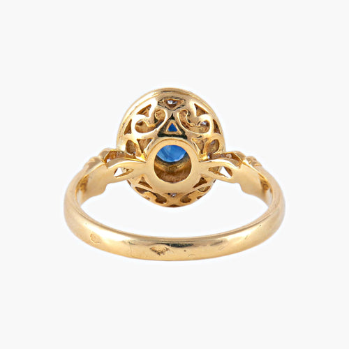 Bague 54 Bague Marguerite en or jaune 58 Facettes P5L1