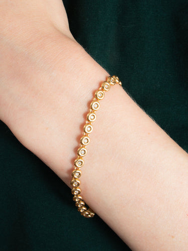 Bracelet Bracelet Ligne Diamants 58 Facettes