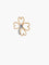 Broche Broche Art Déco Trèfle à quatre feuilles 58 Facettes