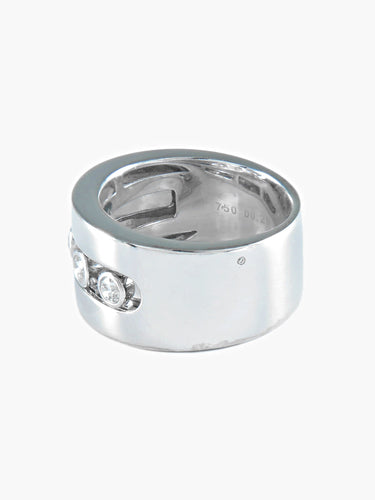Bague 53 BAGUE OR GRIS - MESSIKA 58 Facettes 422 00191
