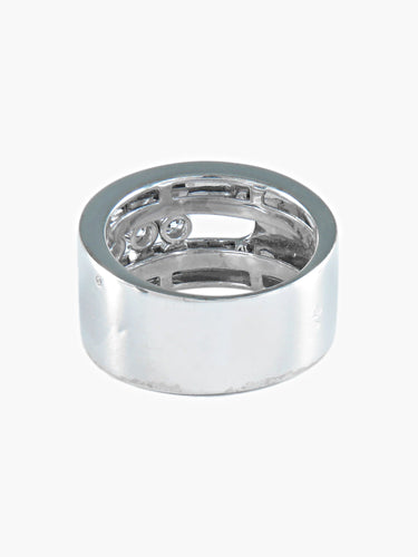 Bague 53 BAGUE OR GRIS - MESSIKA 58 Facettes 422 00191