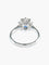 Bague 53 BAGUE MARGUERITE SAPHIR ET DIAMANTS 58 Facettes 418 50136