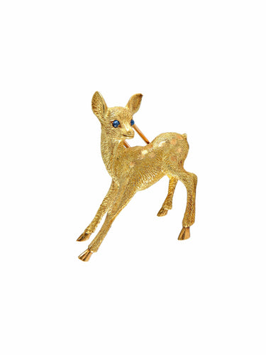 Broche Broche HERMES faon 58 Facettes