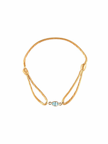 Bracelet Bracelet FIDELIS aigue-marine 58 Facettes