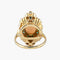 Bague 53 Bague Marquise Opale Emeraudes Diamants 58 Facettes