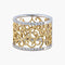 Bague 55 Bague Dentelle bicolore Diamants 58 Facettes