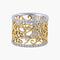 Bague 55 Bague Dentelle bicolore Diamants 58 Facettes