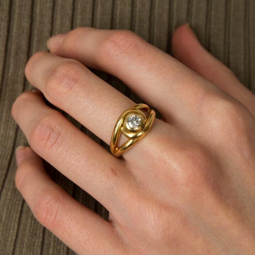 Bague CARTIER Bague Solitaire Astragale 58 Facettes 1