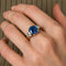 Bague 51 Bague double Saphir Diamants 58 Facettes HS20818