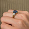 Bague 51 Bague double Saphir Diamants 58 Facettes HS20818