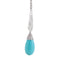 Boucles d'oreilles Pendants d'oreilles style Art Déco Turquoises Diamants 58 Facettes 1