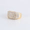 Bague 50 Bague Chevalière pavage diamants 58 Facettes 1