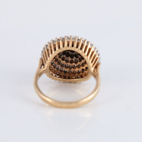 Bague 53 Bague Dôme Diamants 58 Facettes 1