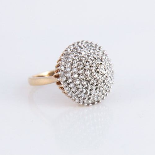 Bague 53 Bague Dôme Diamants 58 Facettes 1