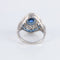 Bague 54 Bague style Art Déco Platine Saphirs Diamants 58 Facettes 1