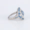 Bague 54 Bague style Art Déco Platine Saphirs Diamants 58 Facettes 1
