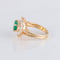 Bague 51.5 Bague Ballerine Coeur Emeraude Diamants 58 Facettes 1