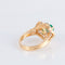 Bague 51.5 Bague Ballerine Coeur Emeraude Diamants 58 Facettes 1