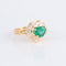 Bague 51.5 Bague Ballerine Coeur Emeraude Diamants 58 Facettes 1
