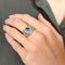 Bague Bague Vintage Saphir Diamants 58 Facettes 1