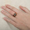 Bague 55 Bague Tank asymétrique 58 Facettes 8391