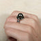 Bague 53 Bague Perle grise 58 Facettes C23