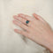 Bague 52 Bague Solitaire Topaze bleue 58 Facettes 8384