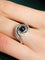 Bague 52 Bague Tourbillon Or Blanc, Saphir et Diamants 58 Facettes