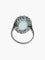 Bague 56 Bague Art Déco Or, Aigue-Marine et Diamants 58 Facettes