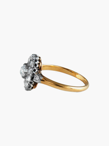 Bague 53 Bague Marguerite Or et Diamants 58 Facettes