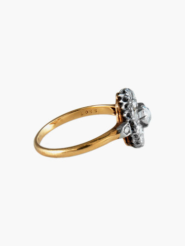 Bague 53 Bague Marguerite Or et Diamants 58 Facettes