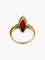 Bague 60 Bague Marquise Cornaline et Diamants 58 Facettes