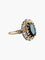Bague 55.5 Bague Ancienne Or, Saphir et Diamants 58 Facettes
