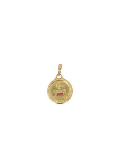 Pendentif AUGIS - Médaille amour L'essentielle, or jaune 58 Facettes J235