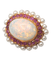 Broche Broche opale rubis perles or jaune 58 Facettes