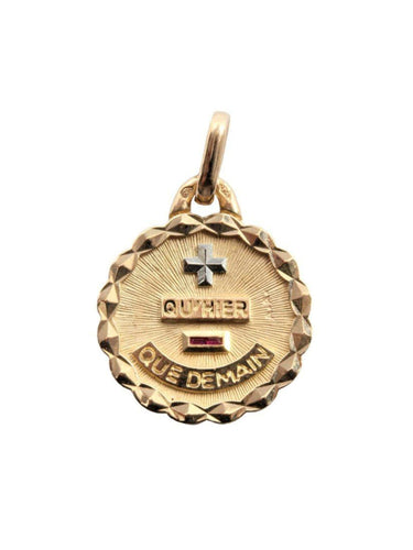 Pendentif Médaille d'amour signée Augis 58 Facettes 29851